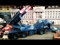 1:55 diecast/alloy missile truck from China, lights and sound. #shorts