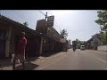 Sri Lanka Motorbike Galle Road into Hikkaduwa