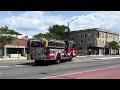🔥FIRE🔥 Chicago Fire Department Engine 59 *spare* truck 47 battalion 9 responding