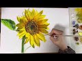 유화 해바라기 Oil Painting Sunflower