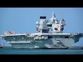 AIRCRAFT CARRIER DEPART FROM ROTTERDAM PORT - 4K SHIPSPOTTING MARCH 2024