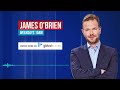 Home Sec says we've lost respect for police | James O'Brien - The Whole Show