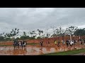 The first time I watched basketball with slightly rainy/drizzling weather conditions.