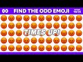 FIND THE ODD EMOJI OUT in these odd Emoji Puzzles! | Odd One Out Puzzle | Find The Odd Emoji Quizzes