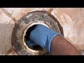 DIY Toilet Flange Repair. How To Remove When It’s Glued, and Lower