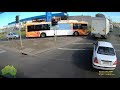 BAD Driving Australia - Truck driver decides he will add another turning lane! Port Melbourne