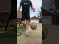 Playing basketball