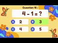 Fun Math Journey: Become the King of Single-Digit Subtraction Quizzes!