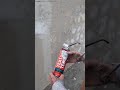 Spray Texture on a Concrete block wall