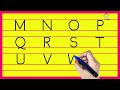 How To Write Capital Letters English Alphabets | A B C D Capital Letter