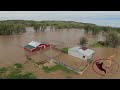 HEARTBREAKING Flooding swallows Montana Ranches as Yellowstone National Park remains closed.