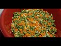 Making Homemade Mixture of Vegetables