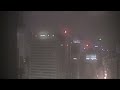 Thunder storm in Hong Kong