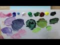 Beautiful mountain landscape / Acrylic painting / Painting Tutorial / Painting ASMR