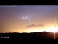 ATARDECER Y RAYOS / SUNSET AND LIGHTNING  (Punta Alta - Argentina - 6/02/24)