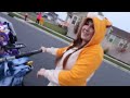 NAVEY’s First Trick or Treat!! Adley & Niko run their Bluey Costumes across the neighborhood 4 candy