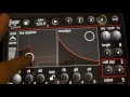 Dubish Drone Jam. Animoog Patterning BassLine iM1 AUFX:Dub/Space seq'd in Genome