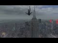 landing on top of the empire state building without touching it