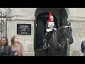 POLICE SPEAK TO IDIOTS ANNOYING AND DISRESPECTING THE KING'S GUARD at Horse Guards!