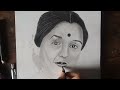 Asha Bhosle Drawing