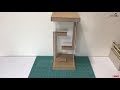Cardboard tensegrity table || Floating table