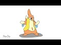 Pokemon: Floatzel Howling //a Short Flipaclip Animation//