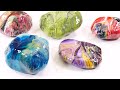 Stone Painting - 5 Different ideas | Everyone can do that | Fluid art stone paintings compilation