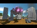 Godzilla x Kong: Evolved Godzilla vs Evolved Shimo! - Animal Revolt Battle Simulator