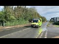 SWAS Mercedes ambulance responding