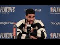 Jayson Tatum Postgame Press Conference | Round 1 Game 2 vs. Miami Heat