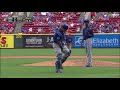 MLB Playback - Batter, Catcher, Umpire get hit compilation