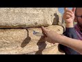 Stone columns in ancient Jerash, Jordan were designed to withstand earthquakes