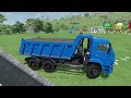 WORK of LOAD - EXCAVATION WORK with Mini Tractors , Trucks - Farming Simulator 22