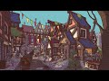 Procreate Painting // Fantasy Village // Concept Art // DND