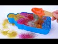 Satisfying Video l How to make Rainbow Noddles with Stress Balls Cutting ASMR