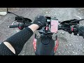 Aprilia RX125 - Gravel road - Lost balance