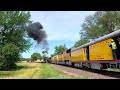 Union Pacific 4014 Shoves an 11,000 ton 10,000 foot Manifest over the 1.0% Blair Hill in Nebraska