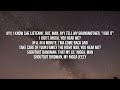 NBA YoungBoy - Letter To Big Dump (Lyrics)