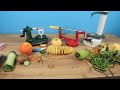Nuevo CORTADOR de MANZANAS | EXPERIMENTO con frutas y vegetales