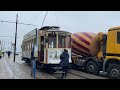 Vintage Trams in Porto, Portugal 2022