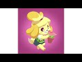 AC Isabelle Timelapse Video in Procreate