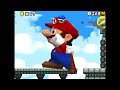 New Super Mario Bros DS - All Castle Bosses with Giant Blue Shell Mario