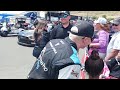 Nascar Sonoma Raceway Xfinity cars going out to qualify. Saturday June 8th 2024.