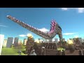Godzilla x Kong: The journey around the globe following Godzilla! - Animal Revolt Battle Simulator