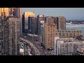 4k timelapse sequence of toronto canada the gardiner expressway at sunset