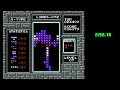 [RIP RUN] Tetris 100 Lines, Level 0 Start speedrun dies on Level 8. 50 lines in 1:55.600