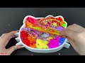 🎀GLITTER Slime|Slime Mixing Random With Piping Bag & Makeup Eyeshadow|Oddly Satisfying Slime | ASMR