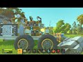 Scrap Mechanic - Ultimate Harvester Vehicle (mining, chopping, ramming, collecting)