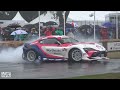 Goodwood FOS 2023 | Day 2 - Shootout Free Practice on Wet + Drift Show!