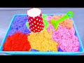 Making Rainbow Baby Shark Bathtub with Mixing SLIME in Dirty Bear Shapes! Satisfying ASMR Videos